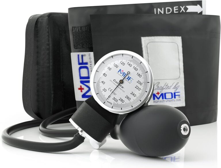 MDF Instruments présente le moniteur de pression artérielle anéroid Calibra Professional Premium.