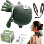 Massager électrique cervical avec 3 niveaux d&rsquo;intensité et 2 niveaux de chaleur disponible pour la fête des mères