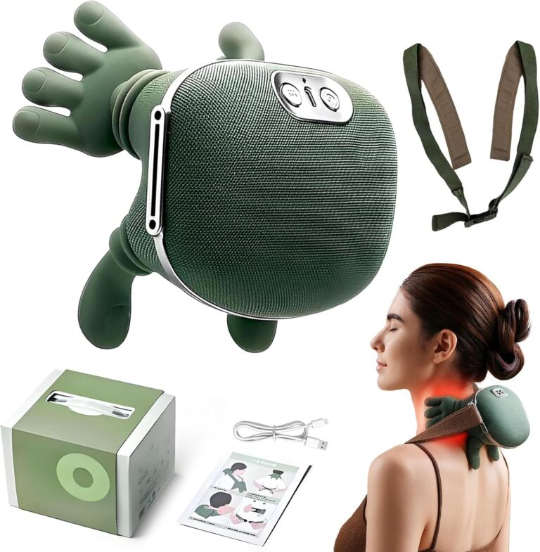 Massager électrique cervical avec 3 niveaux d’intensité et 2 niveaux de chaleur disponible pour la fête des mères