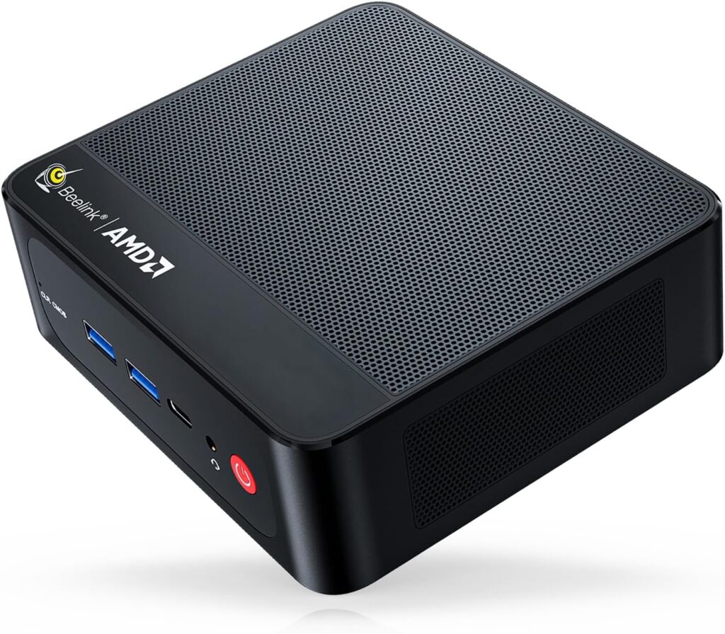 Beelink SER5 Pro : Mini PC avec AMD Ryzen 5, 16 Go RAM et affichage triple standardisé.