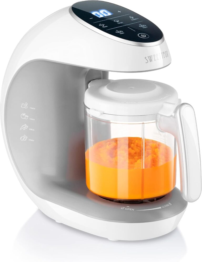Sweety Fox présente un robot cuiseur multifonctionnel pour bébés avec cuisson à la vapeur et nettoyage automatique