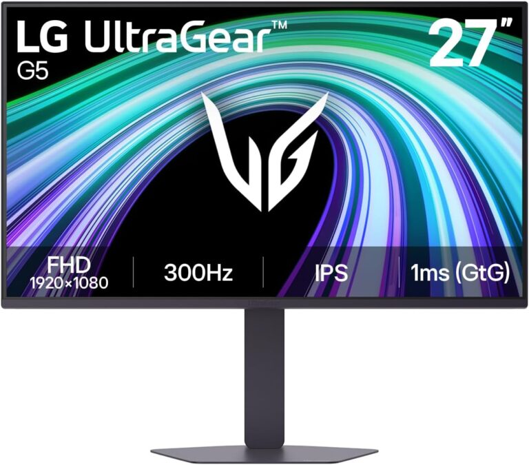 LG Ultragear 27G550B-B.AEU : Moniteur Gaming 27″ FHD 300Hz avec AMD FreeSync et NVIDIA G-Sync
