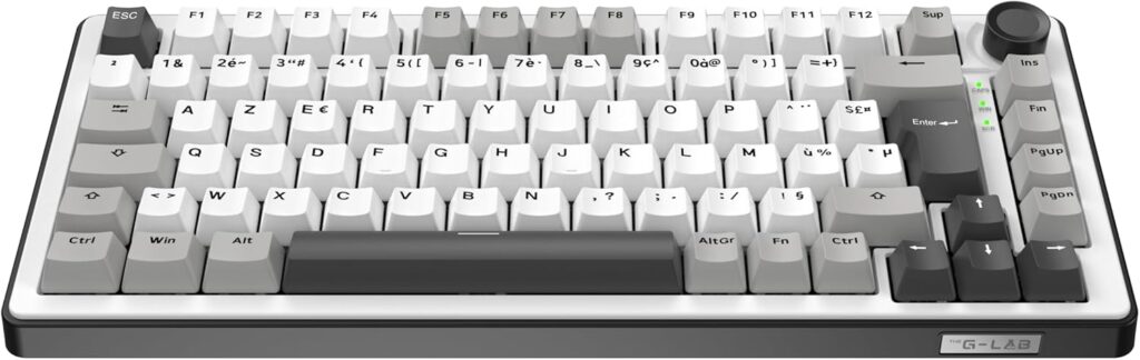 The G-Lab KEYZ Elite 300 WG : Clavier gamer mécanique sans fil AZERTY pour Windows et Mac.