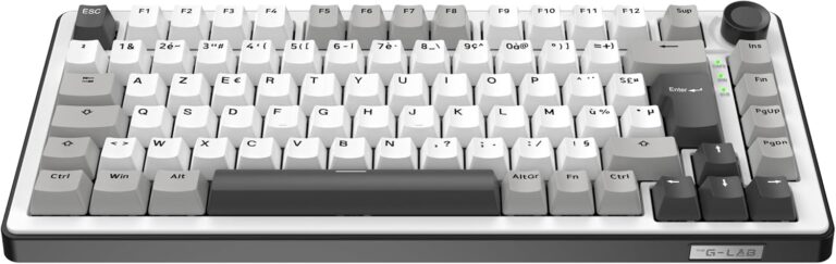 The G-Lab KEYZ Elite 300 WG : Clavier gamer mécanique sans fil AZERTY pour Windows et Mac.
