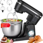 LLIVEKIT 1500 W Multi-Function Mixer: 10 Vitesses, Protection Contre Surchauffe, Bol Acier Inoxydable