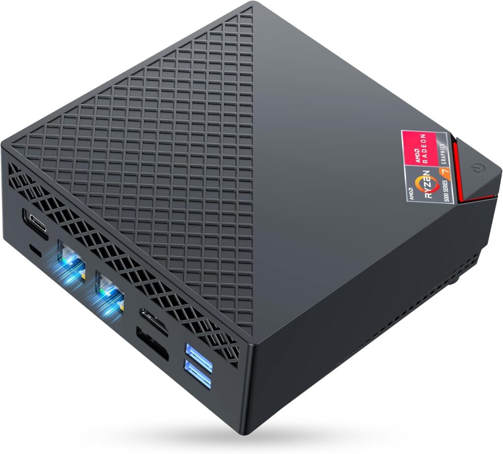 NiPoGi AM06 Pro Mini PC : AMD Ryzen 7 7730U avec 32 Go DDR4 et 1 To SSD disponible.
