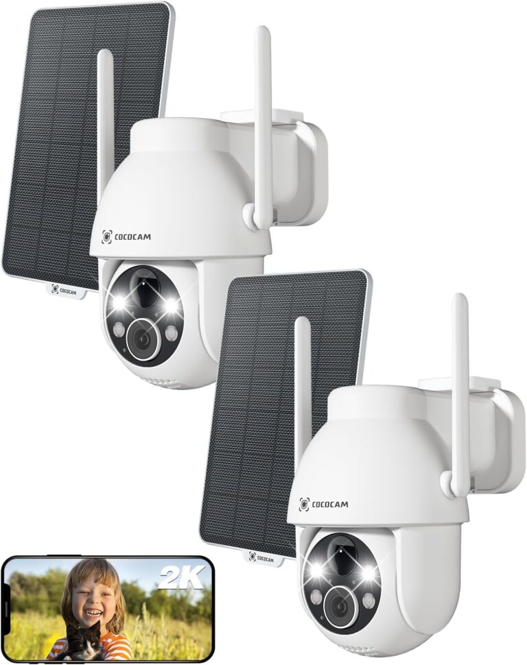 COCOCAM LANCE UNE CAMÉRA DE SURVEILLANCE SANS FIL AVEC DÉTECTION AI DES HUMAINES