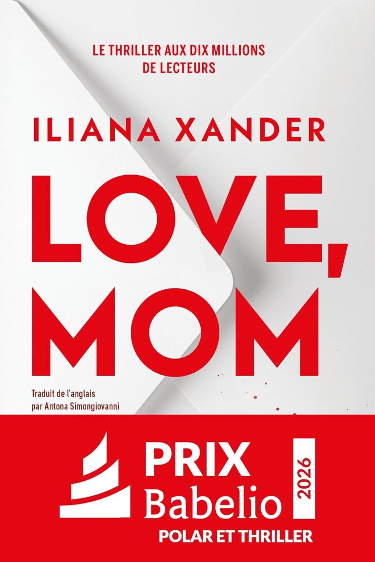 Le thriller ‘Love, Mom’ dépasse 10 millions de lecteurs selon le prix Babelio 2026