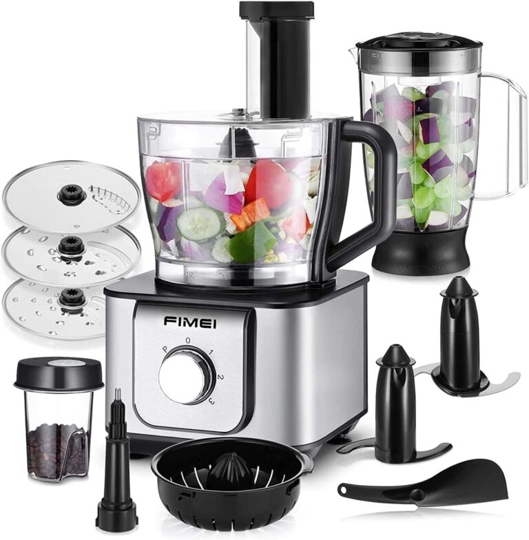 FIMEI présente un robot culinaire multifonction de 1100W avec 11 fonctions et 3 vitesses.