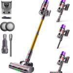 X7 Aspirateur Sans Fil 600W, 80 Min d&rsquo;Autonomie, Adapté aux Sols Durs et aux Poils d&rsquo;Animaux
