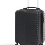 Valise cabine Vic 45 cm : bagage à main léger en ABS avec serrure et roulettes double.