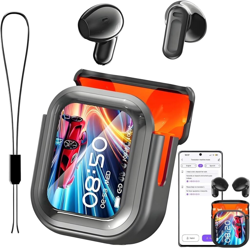 NE20 IA Instant Translator Earphone : Traduction instantanée dans 165 langues avec 60 heures d’autonomie