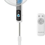 Rowenta Turbo Silence Ventilateur, 35 dB(A), 12 vitesses, oscillation 120° et télécommande.
