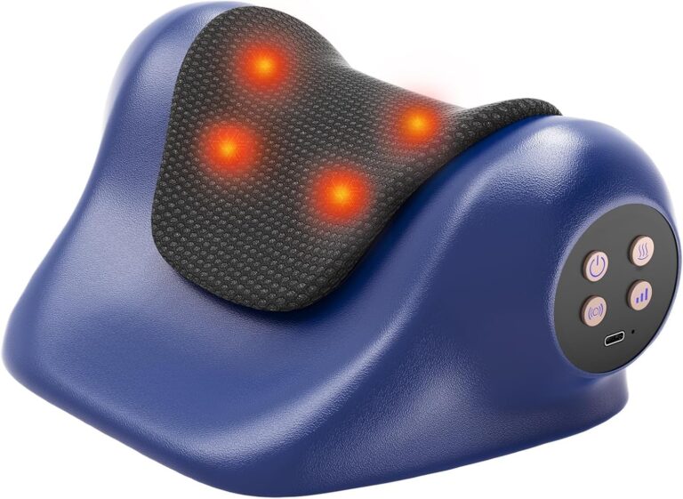 Masseur cervical sans fil SteBeauty avec chaleur et modes de vibration pour soulager les douleurs