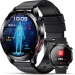 Lancement d&rsquo;une montre connectée pour hommes avec ECG et fonction SOS, compatible Android/iOS.