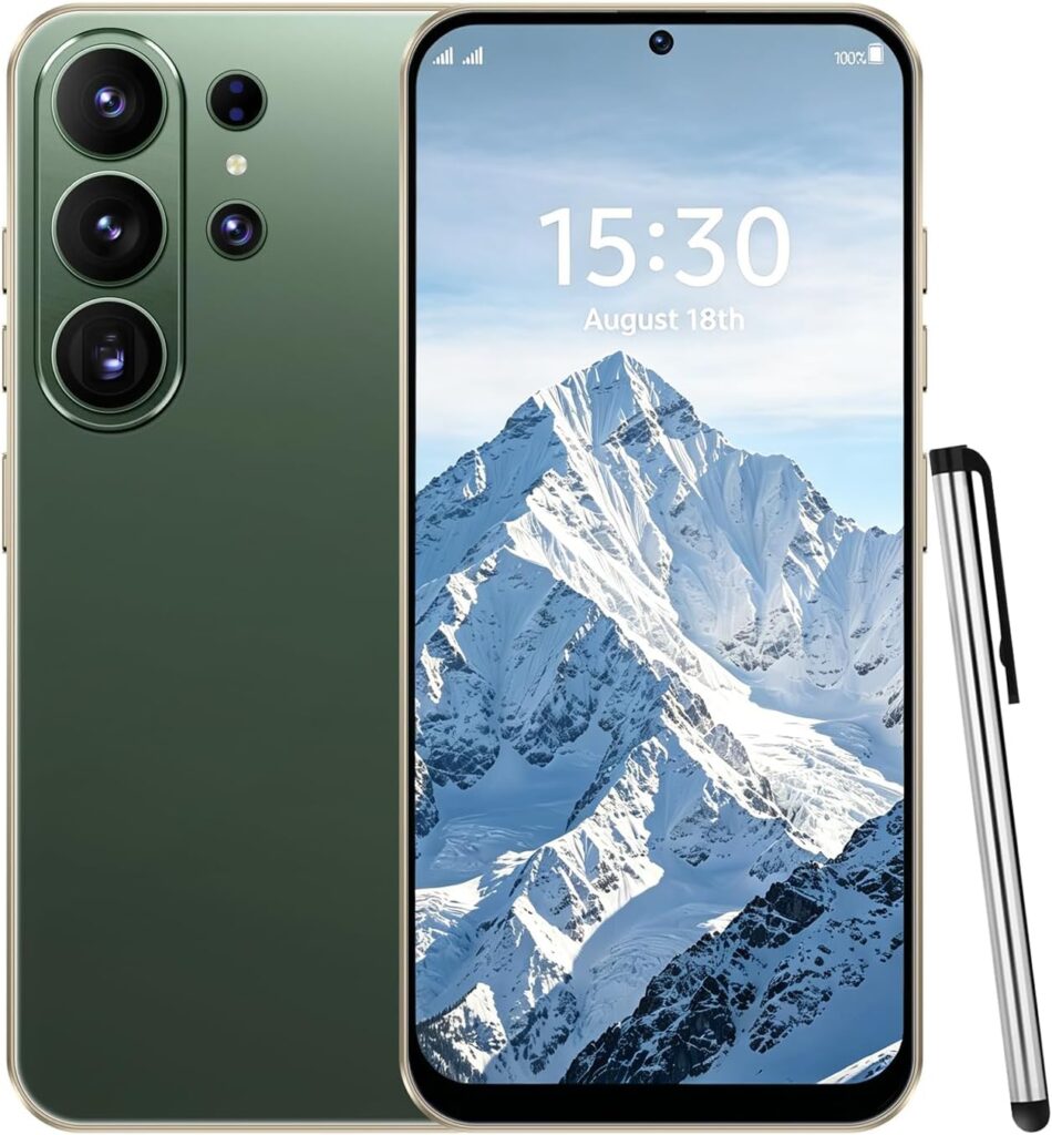 Smartphone 4G Army Green : Écran HD+ 6,6″, 4 Go RAM, 32 Go ROM, batterie 5000 mAh, Android 12.