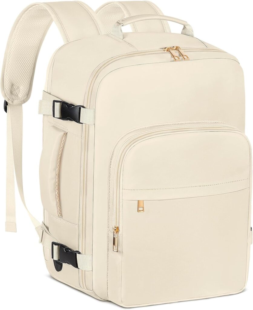 OTAHGK Sac à dos de voyage pour femmes, conforme aux normes Easyjet, capacité 40L, étanche.