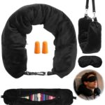 VOSSOT propose un oreiller de voyage multifonctionnel avec masque et bouchons d’oreilles.