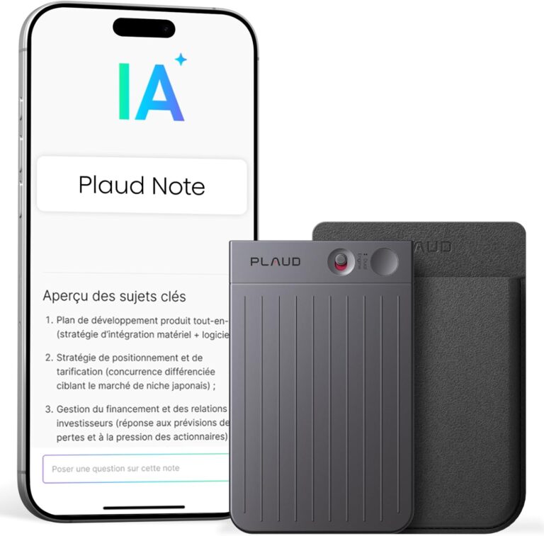 Plaud Note AI Voice Recorder: Transcription et résumé en 112 langues pour conférences et réunions