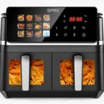 Air Fryer LVTETIA BW-IP8018D : Friteuse à double panier de 9L et 2000W avec 12 programmes.