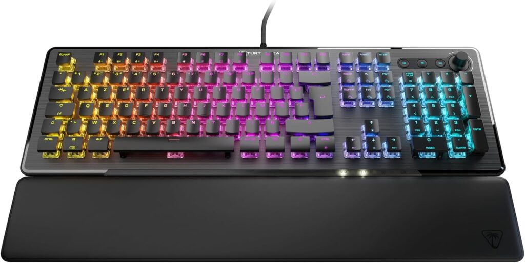 Turtle Beach Vulcan II : nouveau clavier gamer avec switches mécaniques Titan II et éclairage RGB.