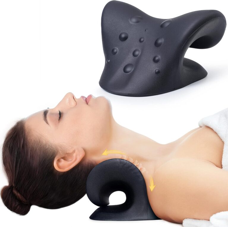 Cozyhealth présente un dispositif de traction cervicale pour soulager les douleurs cervicales.