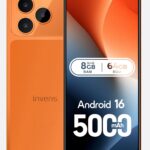 INVENS Note 17P : Smartphone Android 16 avec écran 6,9&Prime;, double SIM et batterie 5000mAh.