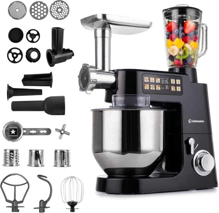 Lehmanna Teyles : Mixeur multifonction 2100 W avec balance intégrée et cuve chauffante.
