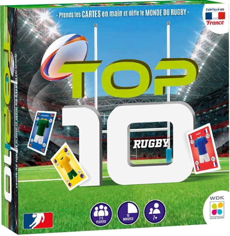 Top 10 des jeux de cartes de rugby : évaluation des meilleures options disponibles
