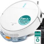 SereneLife présente un aspirateur robot 3-en-1 auto-chargé pour sols durs et tapis.