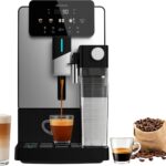 Cecotec lance une machine à café automatique de 1500W avec 6 boissons et broyeur conique.