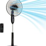 Amazon Basics lance un ventilateur sur socle de 40 cm avec télécommande et fonctions réglables.