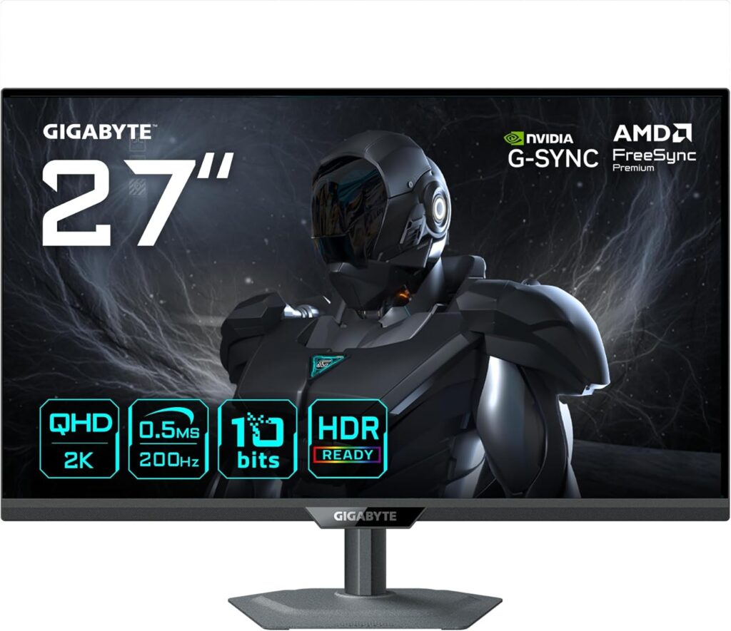 GIGABYTE G27Q20 : Moniteur Gaming 27″ QHD, 200Hz, G-Sync et FreeSync Disponibles