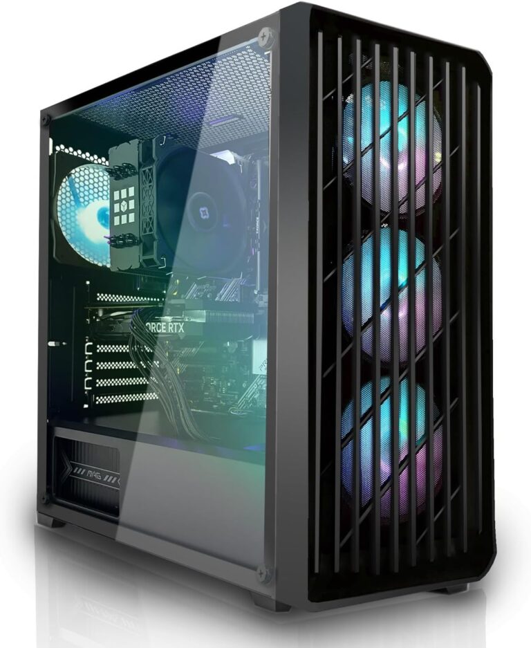 Système de jeu SYSTEMTREFF avec AMD Ryzen 7 5800X et RTX 5060 pour la performance en streaming