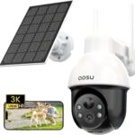 Lancement de la caméra de surveillance extérieure 5MP avec détection AI et vision nocturne.