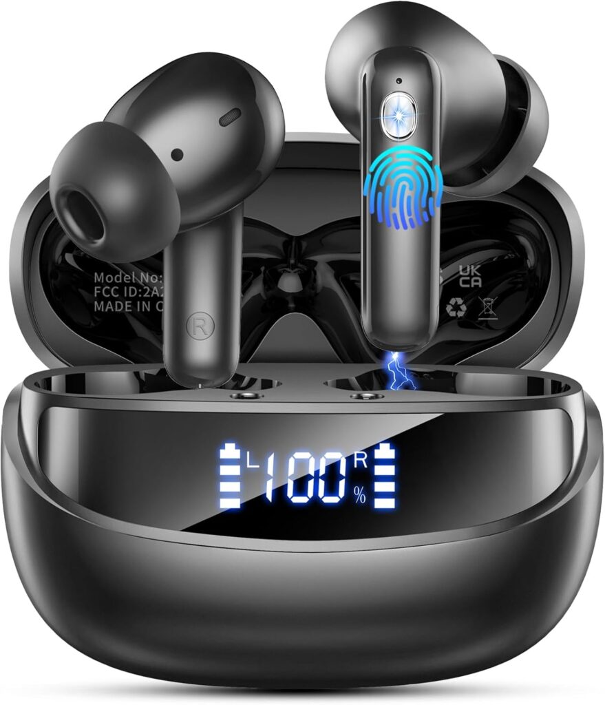 Lancement des écouteurs Bluetooth 5.4 avec réduction de bruit et autonomie de 50 heures.