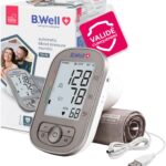 B.Well Swiss TH-75 : Moniteur de tension artérielle avec détection d&rsquo;arythmie et armband lavable.