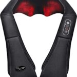 Massage Shiatsu avec chaleur à 45℃, trois vitesses, pour le dos, les épaules et les jambes.
