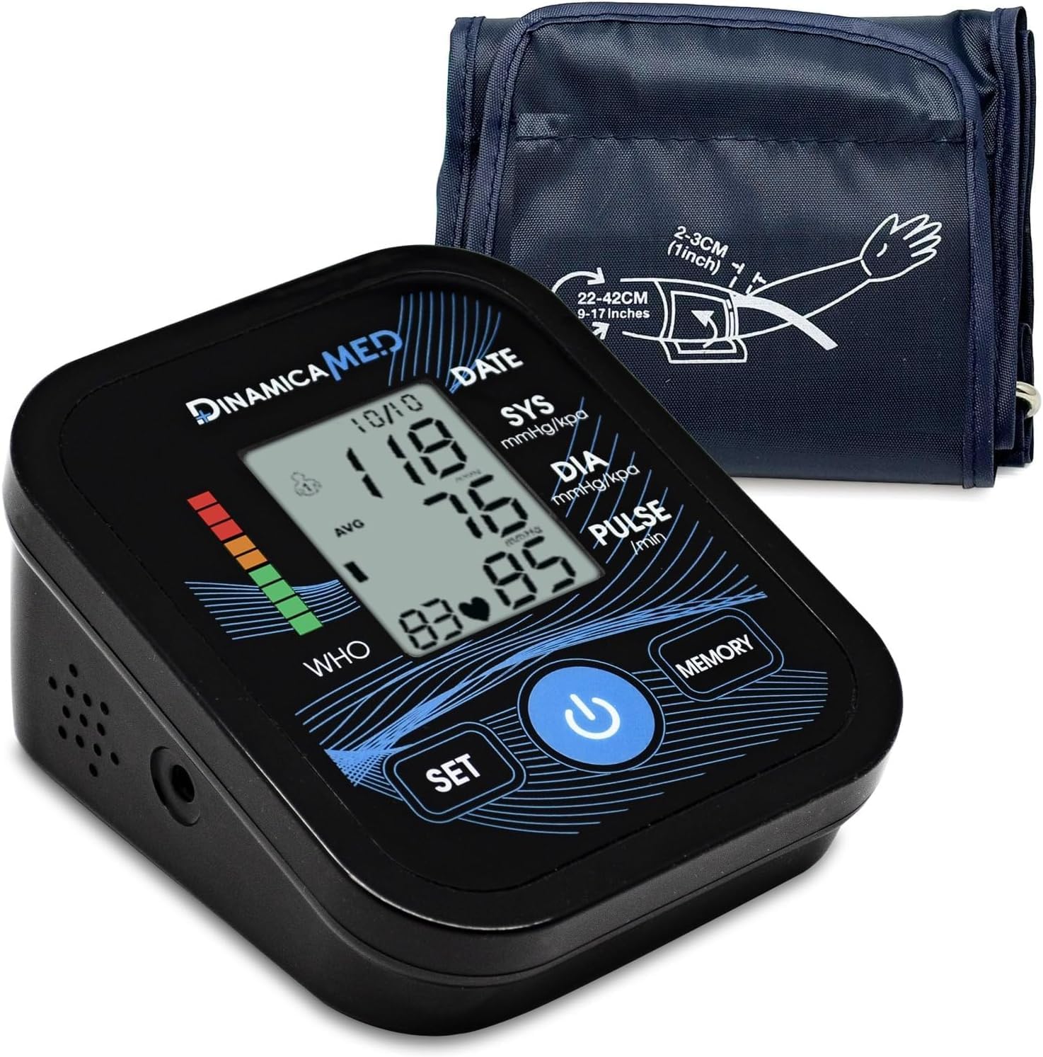 Dinamicamed A-139 : tensiomètre automatique avec détection de rythme cardiaque irrégulier