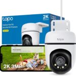 Tapo C510W 2K 360° : Caméra de surveillance extérieure avec détection de mouvement et vision nocturne