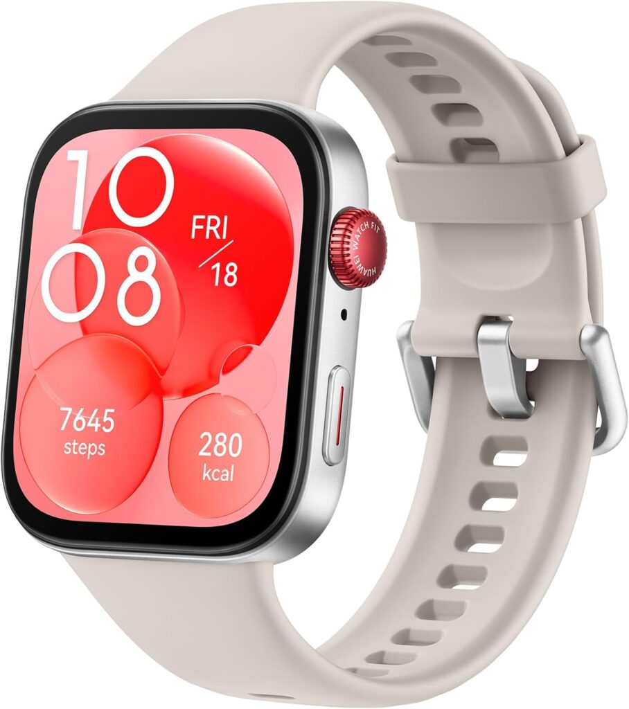 HUAWEI Watch FIT 3 : Écran AMOLED de 1,82″, gestion de la santé, autonomie prolongée.