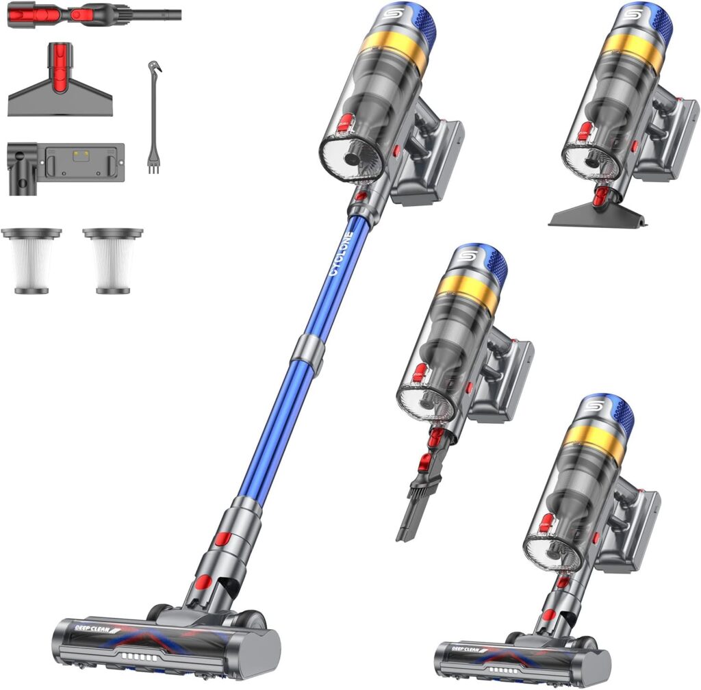 X8 Cordless Sweeper Vacuum Cleaner avec 48Kpa, autonomie de 70 minutes et affichage intelligent
