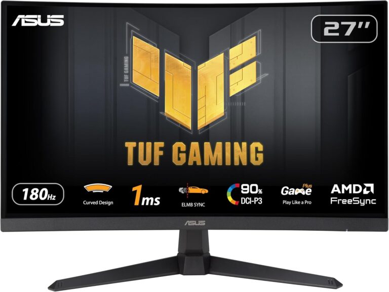 ASUS TUF Gaming VG27VQ3B : Moniteur 27 pouces Full HD avec courbure et 180Hz