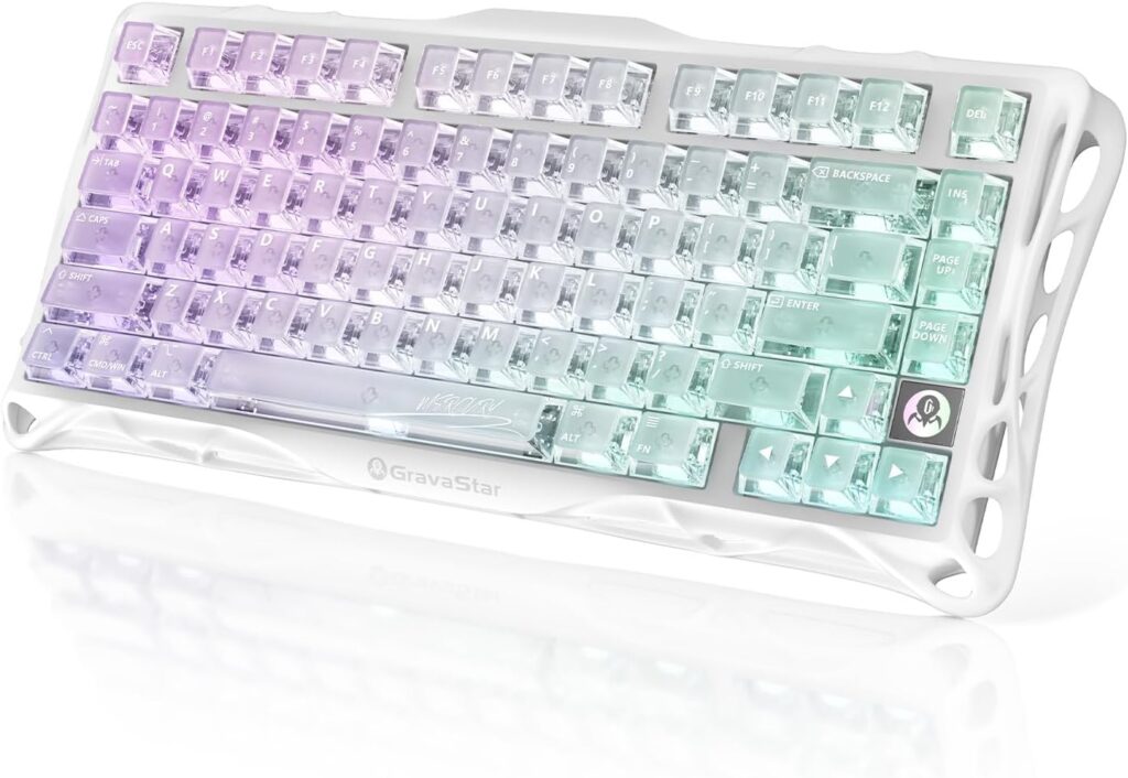 GravaStar présente le clavier de jeu Mercury K1 Lite avec connectivité BT5.0/2.4G/Type-C.