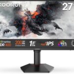 Koorui G2722P : Écran Gamer 27 pouces 200Hz avec HDR et ajustement de hauteur.