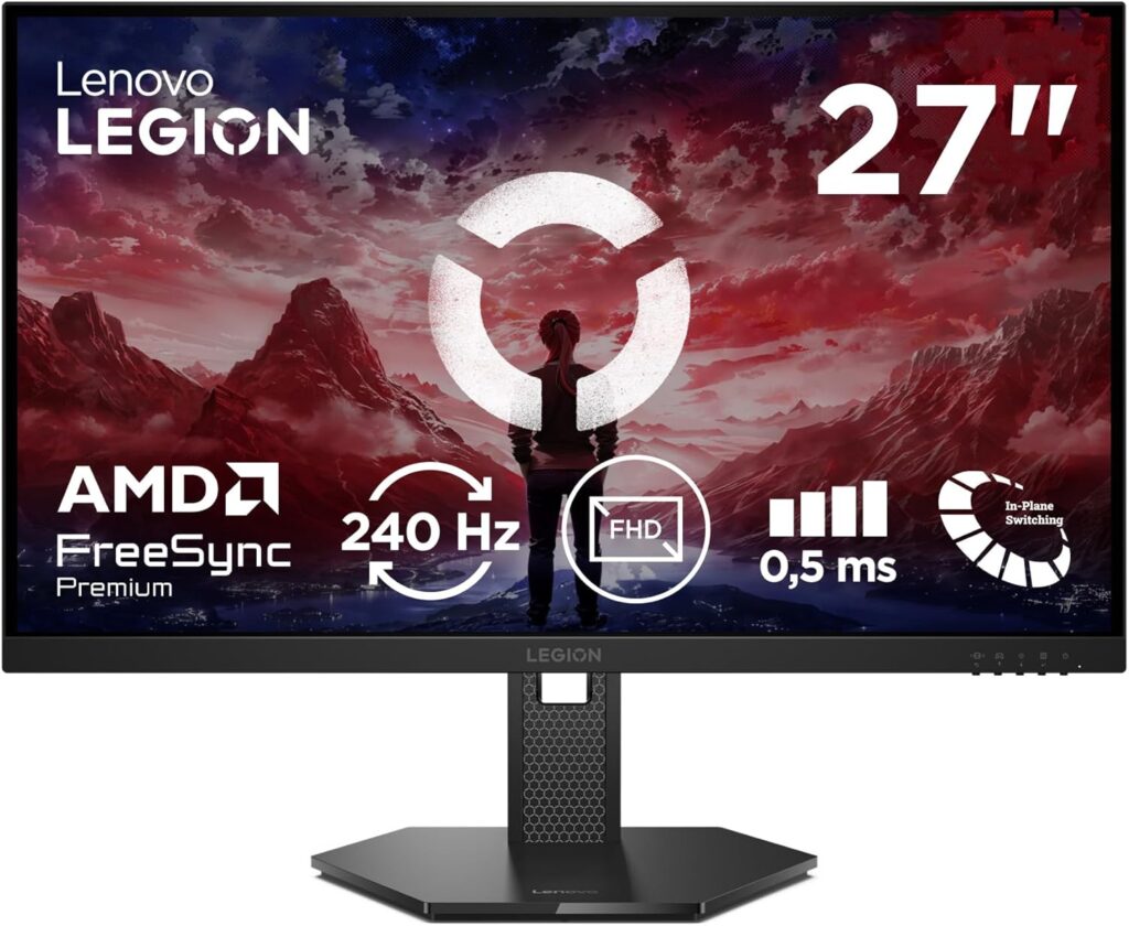 Lenovo Lance un Moniteur Gaming de 27 Pouces avec IPS, 240Hz et FreeSync Premium