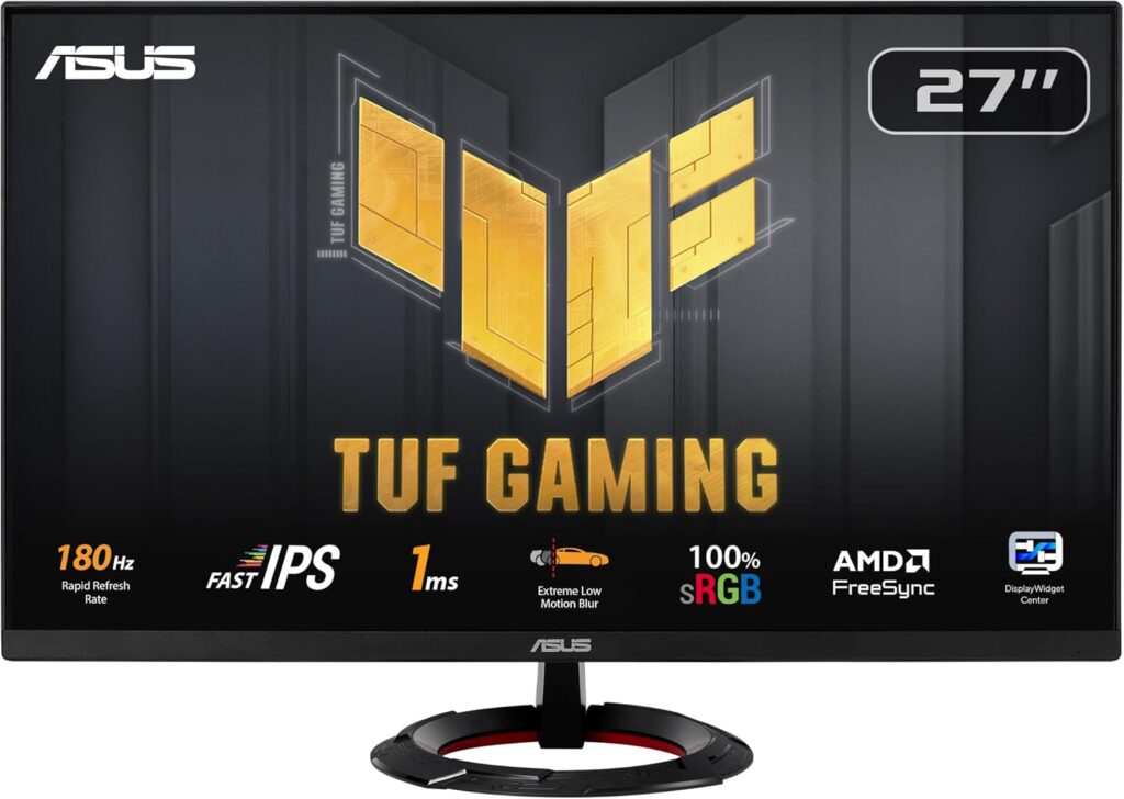 ASUS lance le moniteur TUF Gaming VG279Q3R de 27 pouces avec 180Hz et FreeSync.