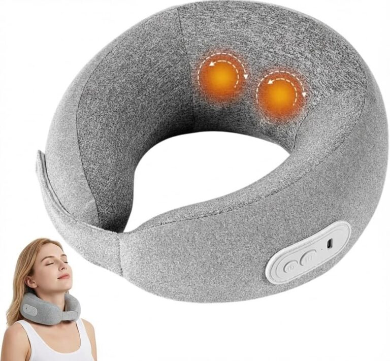SOONHUA présente un masseur cervical rechargeable avec chaleur et modes variés pour soulager la douleur.