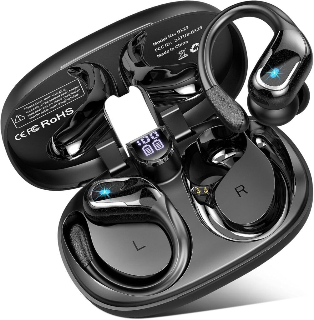 Lancement d’écouteurs sans fil Bluetooth 5.4 avec 75 heures d’autonomie et réduction de bruit IP8.