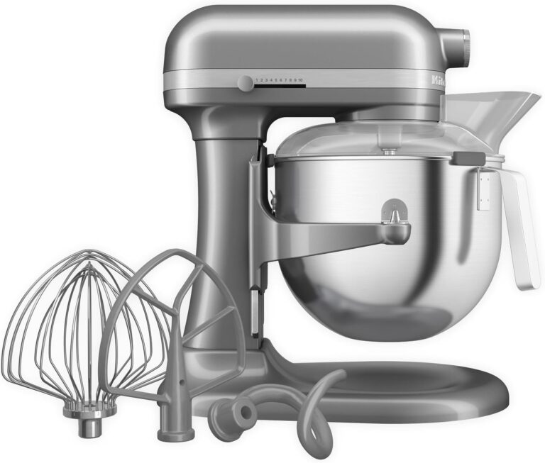 KitchenAid Professional Pastry Processor 6.6L : 11 vitesses et protection contre la surchauffe.